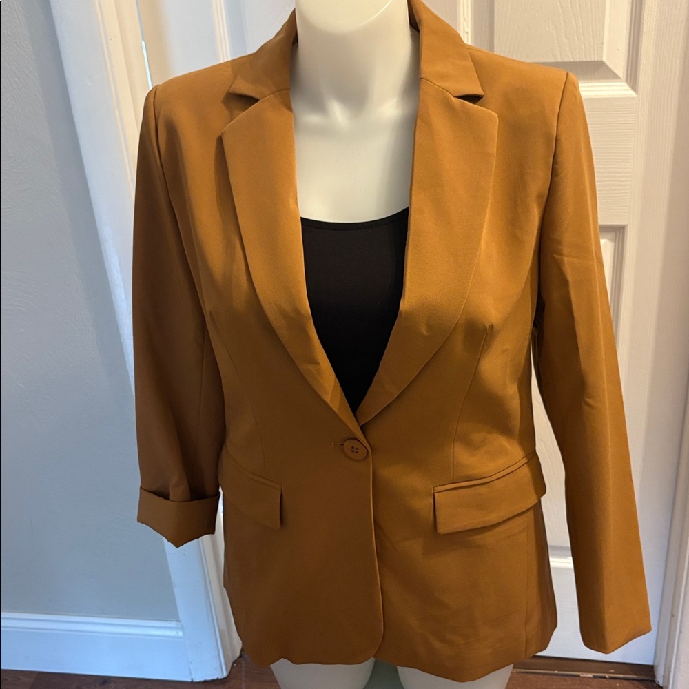 NWT- Stylish Tan Blazer